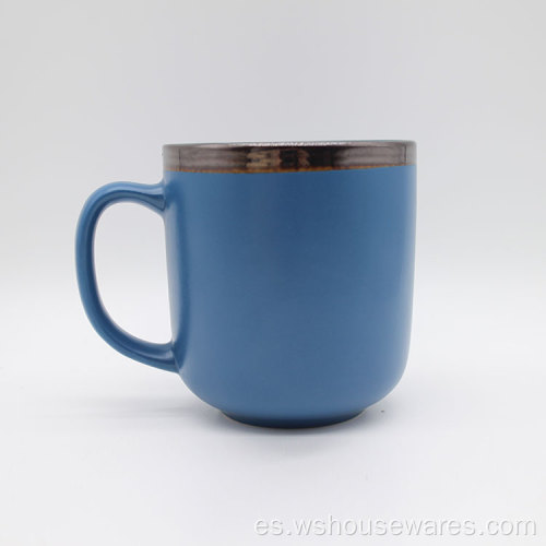 Tazas de café de gres 12 oz cerámica